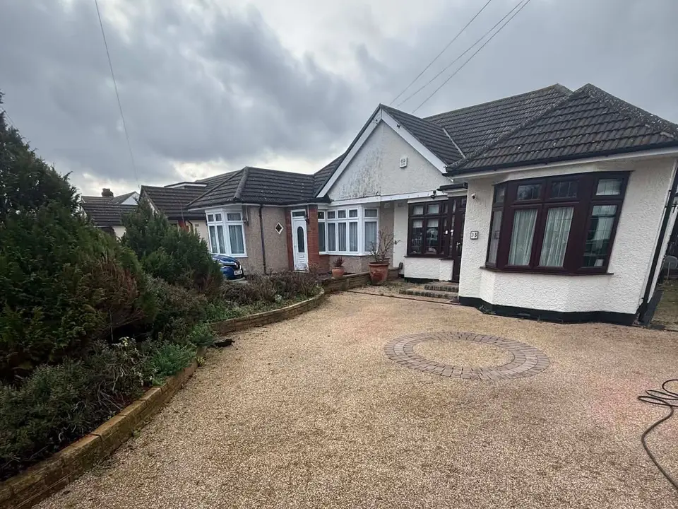 Before resin driveway clean